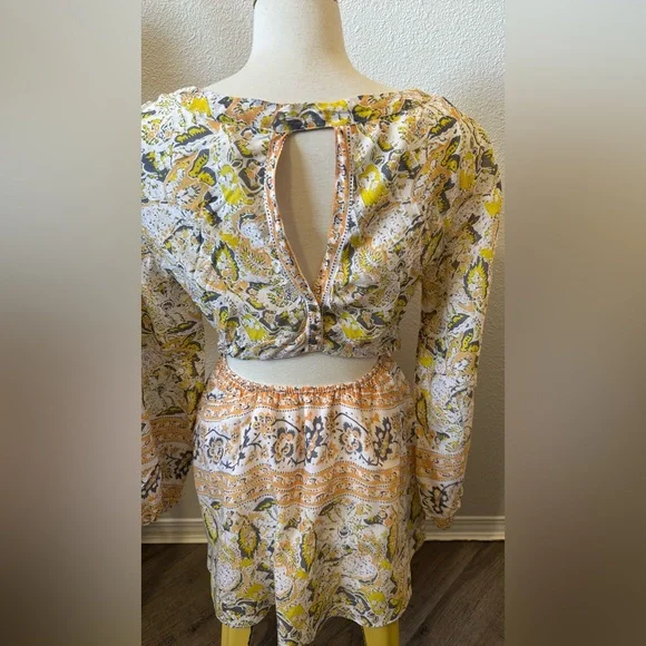 free people SILVER SUN mini dress . - Picture 5 of 7